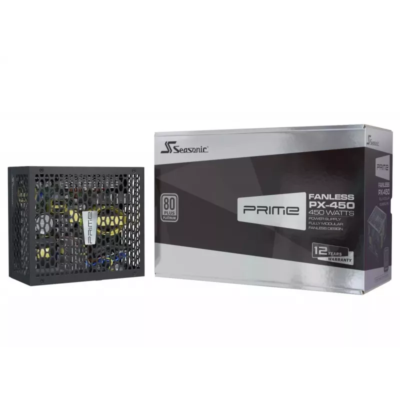 Zdroj Seasonic PRIME Fanless PX-500, 500 W, 80 PLUS Platinum, PRIME-PX-500