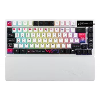 ASUS ROG Azoth X klávesnica Gaming USB + RF Wireless + Bluetooth QWERTZ biela