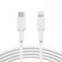 BELKIN Lightning na USB-C kábel 1 m biely