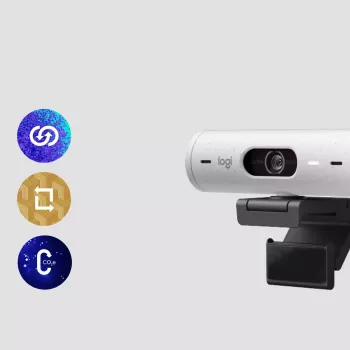 Webkamera Logitech Brio 500 Full HD 4MP USB-C biela