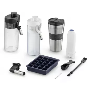 Kombinovaný kávovar De’Longhi ECAM450.86.T — plne automatický, 1,8 l nádrž na vodu, 300 g zásobník na zrná, 19 bar, integrovaný mlynček, TFT displej