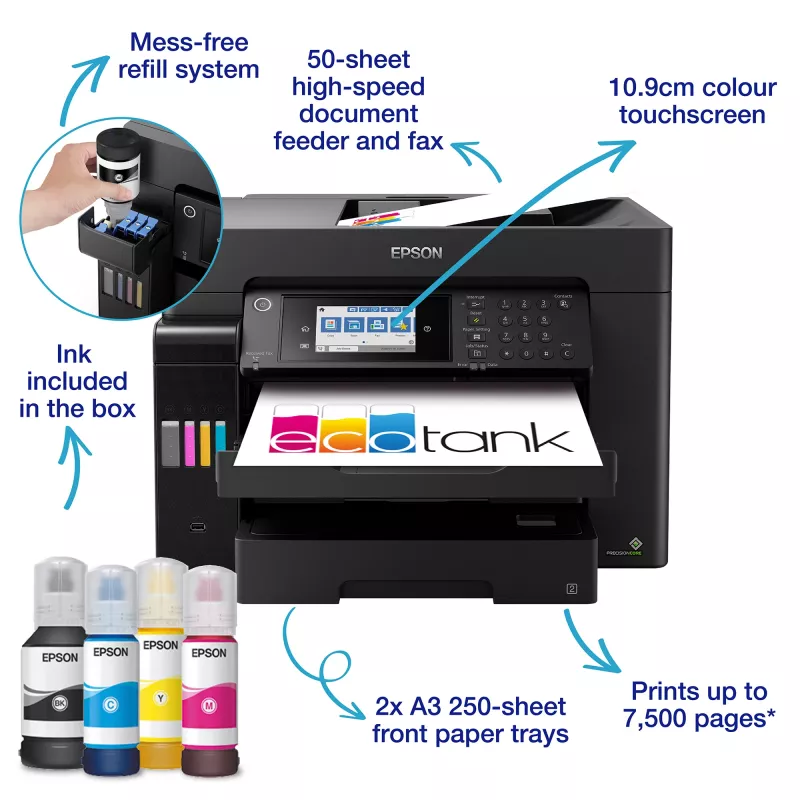 Epson EcoTank ET-16655 atramentová A3 4800 x 1200 DPI 32 ppm Wi-Fi