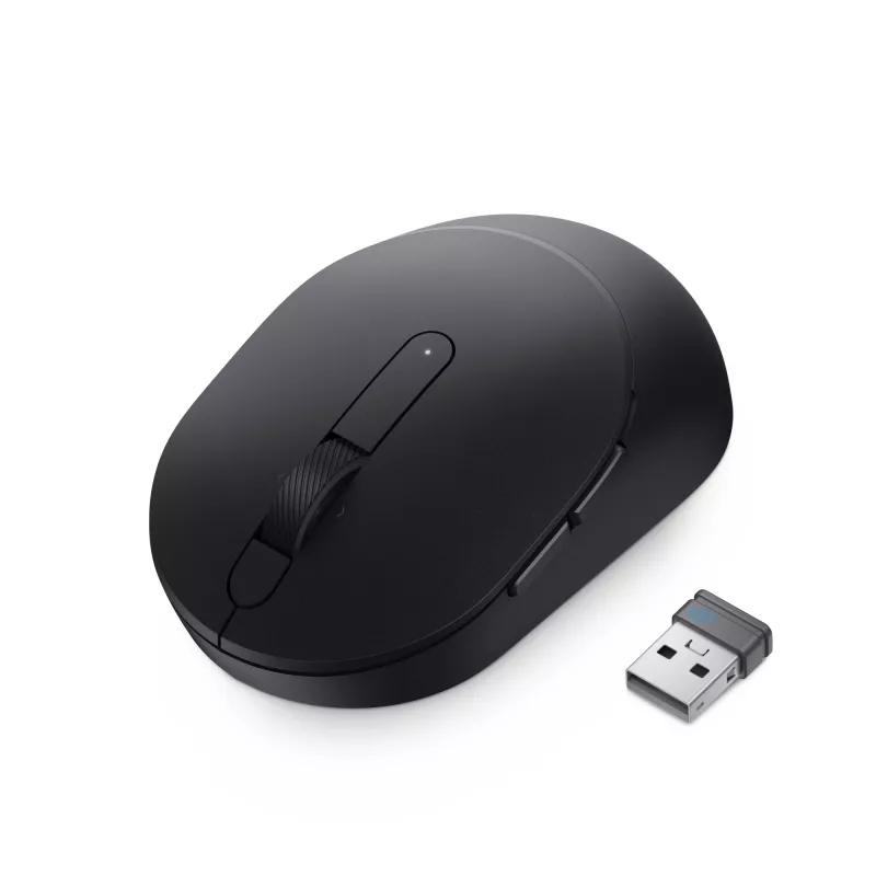DELL Pro Plus Compact myš - MS5120W - čierna, obojručná, optická, RF Wireless + Bluetooth, 1600 DPI, čierna