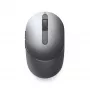 DELL Pro Plus Compact myš – MS5120W – Titan Gray, obojručná, optická, RF Wireless + Bluetooth, 1600 dpi, sivá, titánová