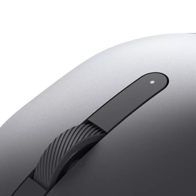 DELL Pro Plus Compact myš – MS5120W – Titan Gray, obojručná, optická, RF Wireless + Bluetooth, 1600 dpi, sivá, titánová