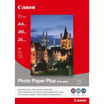 Canon SG-201 Semi-Gloss Fotopapier Plus A4 – 20 listov