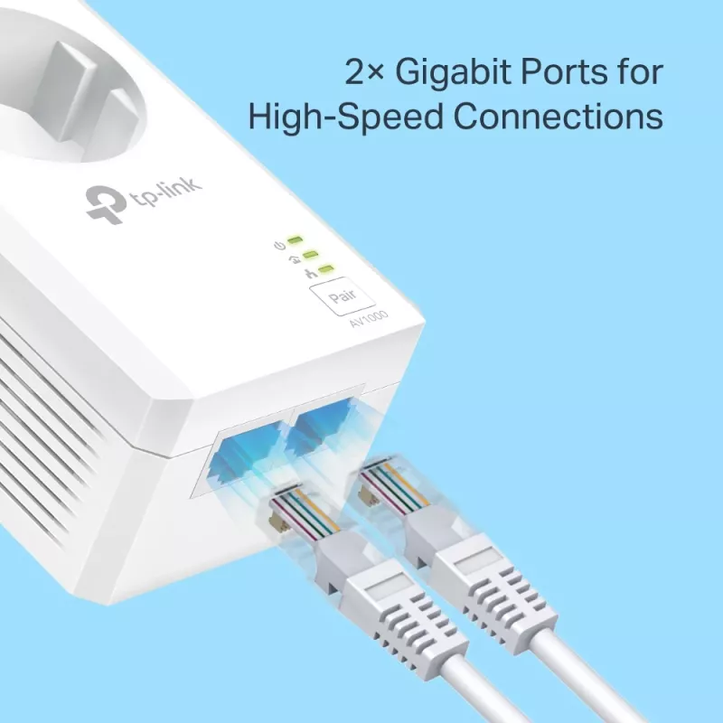 TP-Link TL-PA7027P KIT PowerLine sieťový adaptér 1000 Mbit/s Ethernet LAN biely 2 kusy