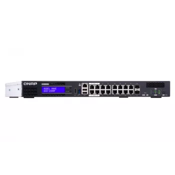 QNAP QGD-1600P Managed Gigabit Ethernet (10/100/1000) Power over Ethernet (PoE) 1U čierna, sivá
