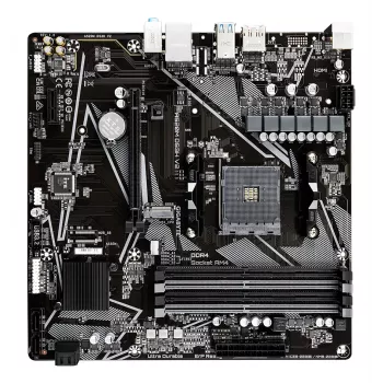 GIGABYTE A520M DS3H V2 základná doska - podporuje AMD Ryzen 5000 série AM4 CPU, až do 4733 MHz DDR4 (OC), PCIe 3.0 x16, GbE LAN, USB 3.2 Gen 1