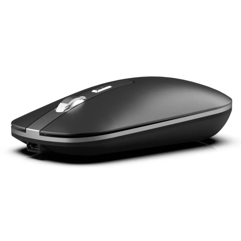 Inca IWM-531RA bezdrôtová myš a Bluetooth, 1600 DPI, tlačidlo 4D, tichá, antracitová