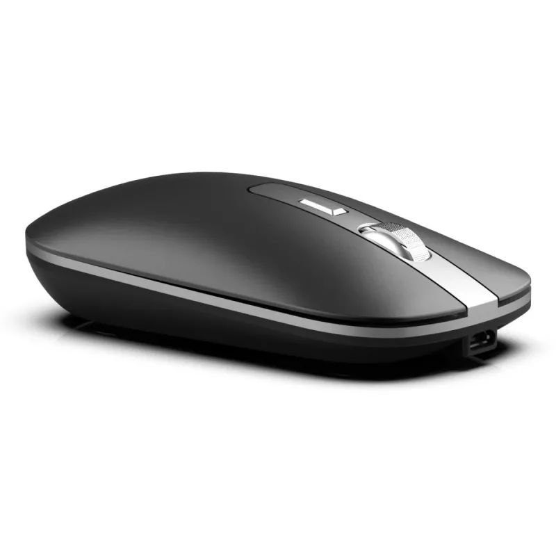 Inca IWM-531RA bezdrôtová myš a Bluetooth, 1600 DPI, tlačidlo 4D, tichá, antracitová