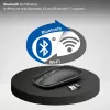 Inca IWM-531RA bezdrôtová myš a Bluetooth, 1600 DPI, tlačidlo 4D, tichá, antracitová