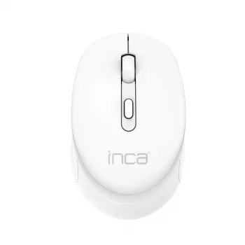 INCA bezdrôtová myš Iwm-243rb Candy Design - RF Wireless 2,4GHz - 1600dpi - biela