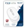 INCA bezdrôtová myš Iwm-243rb Candy Design - RF Wireless 2,4GHz - 1600dpi - biela