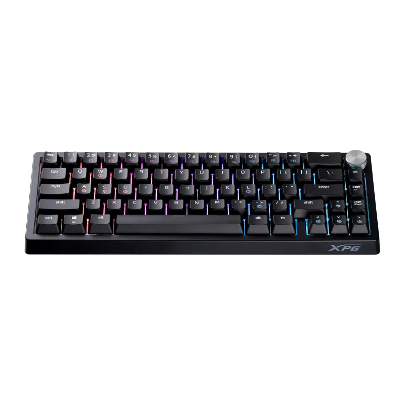 XPG SORCERER MINI HERNÁ KLÁVESNICA, káblová, USB, mechanická, QWERTY, RGB LED, čierna