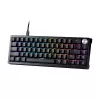 XPG SORCERER MINI HERNÁ KLÁVESNICA, káblová, USB, mechanická, QWERTY, RGB LED, čierna