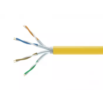 Sieťový kábel EQUIP 404563 Cat7a S/FTP (S-STP) 1000 m, žltý, 10GBase-T