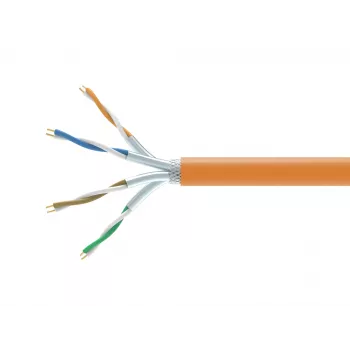 Equip 404551 sieťový kábel oranžový 305 m Cat7 S/FTP (S-STP)