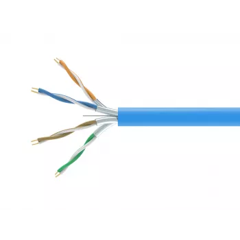Sieťový kábel EQUIP 404544 — Cat6a U/FTP (STP), 305 m, modrý