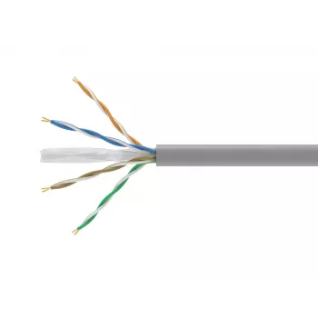 Equip 404537 sieťový kábel, sivý, 305 m, Cat6 U/UTP (UTP)