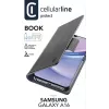Cellularline Book - Galaxy A16 puzdro s priehradkou na karty a magnetickým uzáverom
