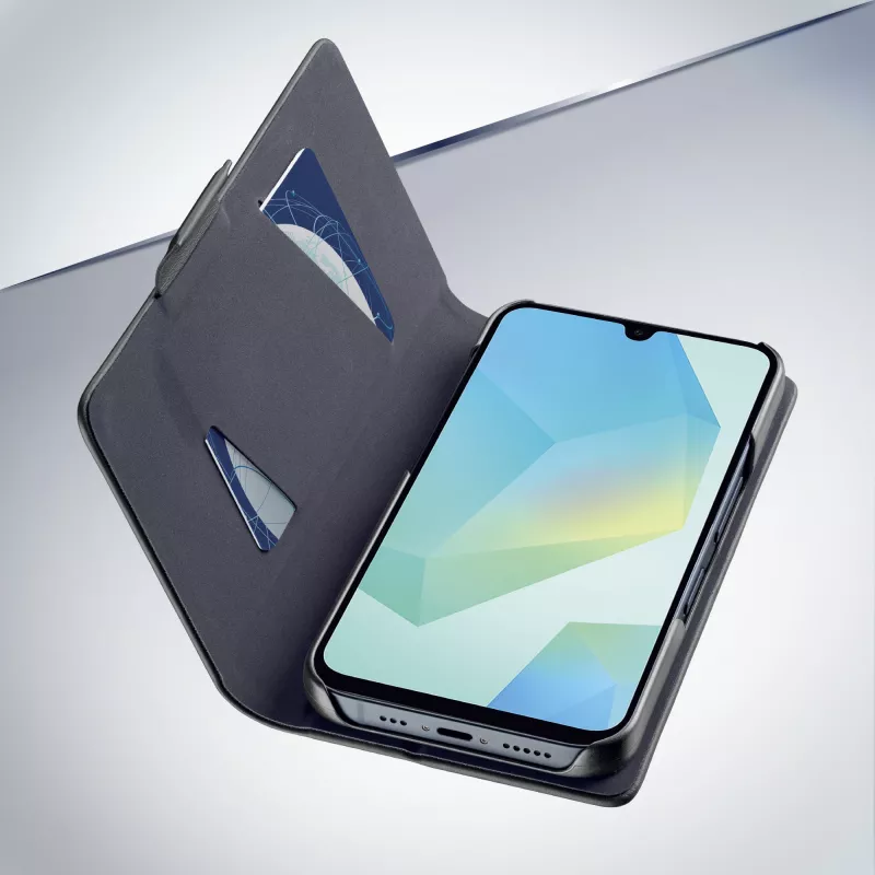 Cellularline Book - Galaxy A16 puzdro s priehradkou na karty a magnetickým uzáverom