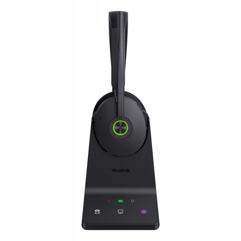 Yealink WH68 UC headset, káblový a bezdrôtový, 20 - 20000 Hz, hovory/hudba, 155 g, headset, čierna