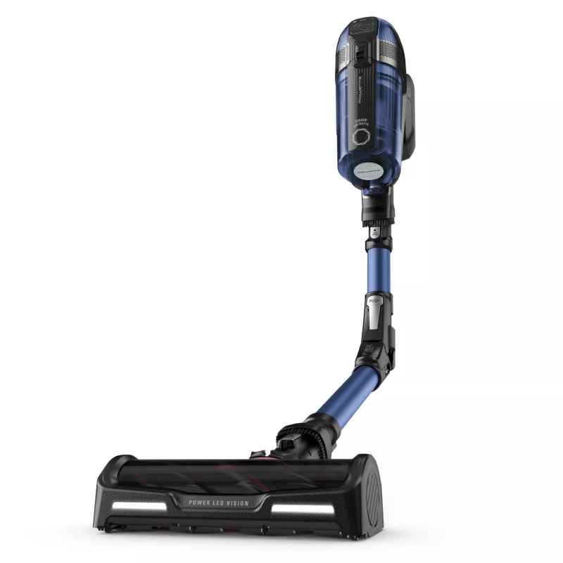 Rowenta X-Force Flex 12.60 Aqua RH98C0WO bezdrôtový tyčový vysávač 2v1, na sucho aj na mokro, bez vrecka, 320 W, 25,9 V, modrý/sivý