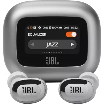 JBL Live Buds 3 headset bezdrôtový in-ear hovory/hudba/šport/každodenné použitie Bluetooth strieborná