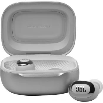 JBL Live Buds 3 headset bezdrôtový in-ear hovory/hudba/šport/každodenné použitie Bluetooth strieborná