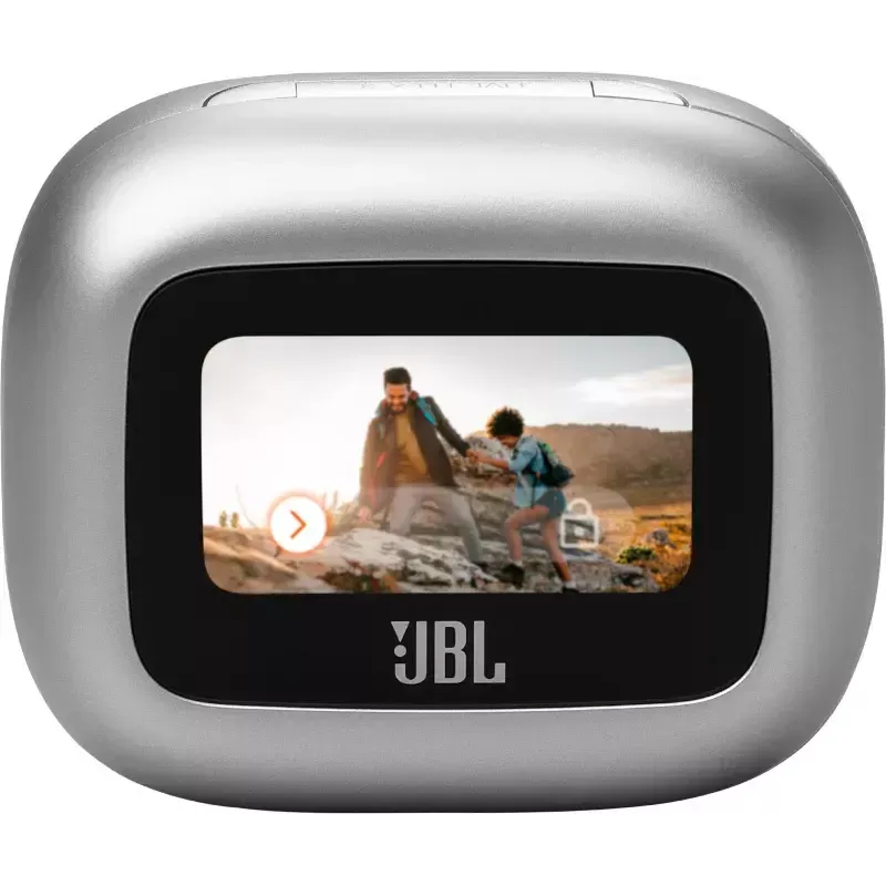 JBL Live Flex 3 headset bezdrôtový in-ear telefonovanie/hudba/šport/každodenné použitie strieborná