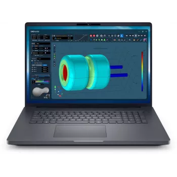 DELL Pro Max 18 Plus MB18250 Intel Core Ultra 7 265HX mobilná pracovná stanica 45,7 cm (18 palcov) Quad HD+ 32 GB DDR5-SDRAM 1 TB SSD NVIDIA RTX PRO 3000 Blackwell Wi-Fi 7 (802.11be) Windows 11 Pro nemecký čierny