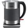 Bosch TWK7S05 rýchlovarná kanvica 1,7 L 2200 W čierna, sivá