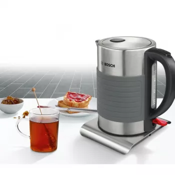 Bosch TWK7S05 rýchlovarná kanvica 1,7 L 2200 W čierna, sivá