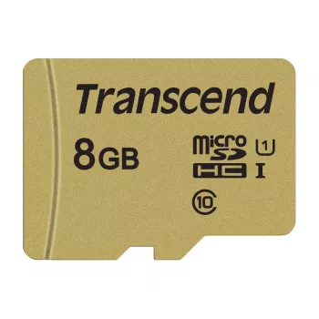 TRANSCEND Micro-SDHC karta 500s 8 GB UHS-I U1 MLC s adaptérom
