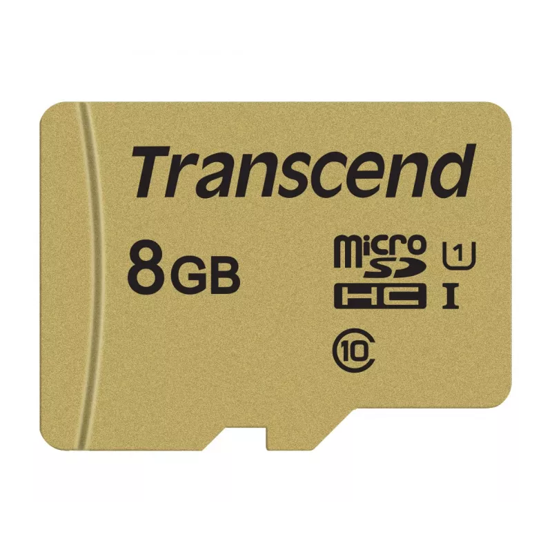 TRANSCEND Micro-SDHC karta 500s 8 GB UHS-I U1 MLC s adaptérom