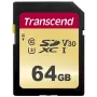 Flash pamäť Transcend 64GB SDXC UHS-I 500S