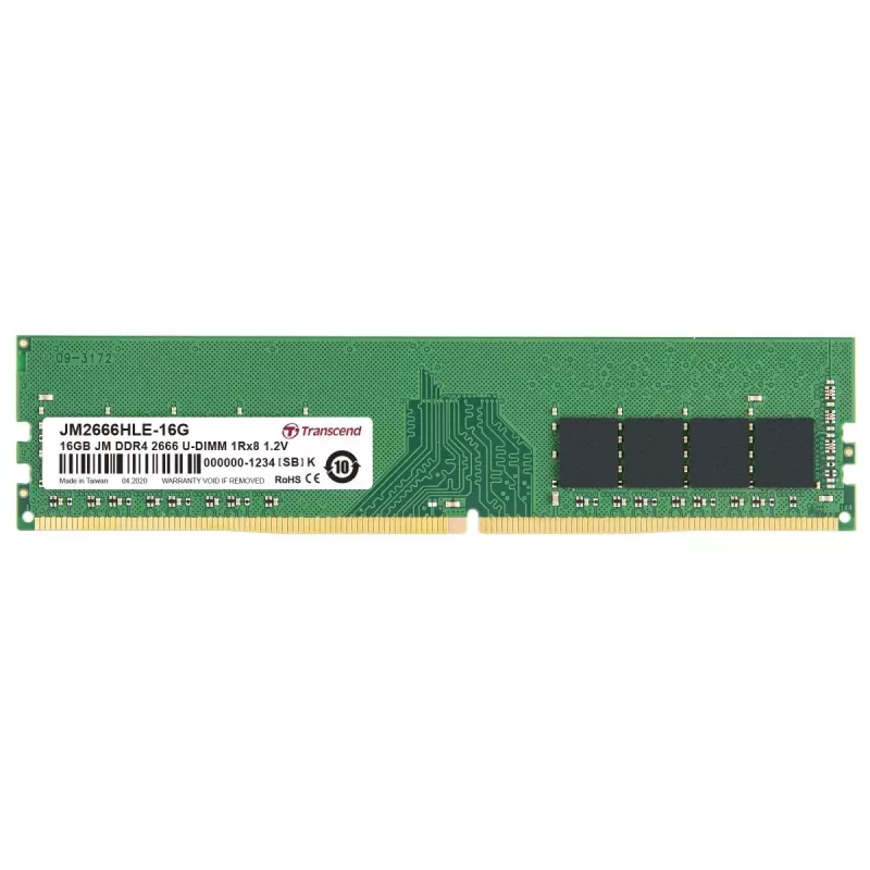 Transcend JetRAM JM2666HLE-16G pamäťový modul 16 GB DDR4 2666 MHz U-DIMM 288-pinový CL19