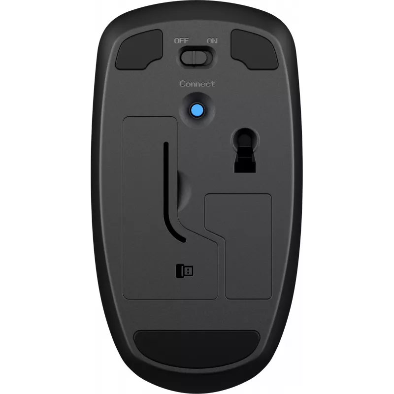 Bezdrôtová myš HP X200 6VY95AA, optická, 2,4 GHz, USB prijímač, čierna