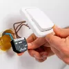 Inteligentný spínač Shelly WAVE 2PM čierny (Shelly) — bezdrôtový Z-Wave, 16 A, 110–240 V, 868,4 MHz