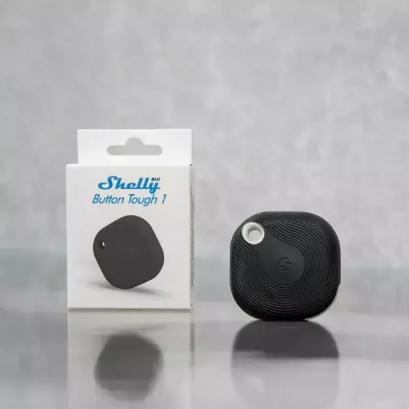 Inteligentné tlačidlo Shelly BLU Button Tough 1 čierna plast 3V CR2032