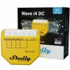 Smart vypínač Shelly Qubino Wave i4 DC žltý bezdrôtový 5-24V