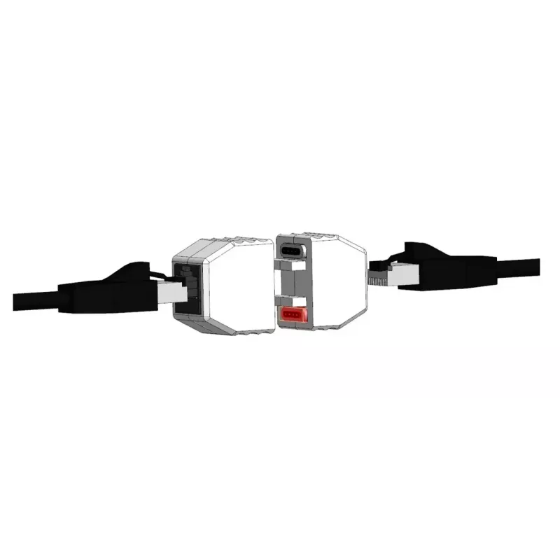 ALLNET ALL-RJ45-MAGNET rozširujúce karty/adaptéry RJ-45 biela 90W
