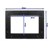 Kryt pre ALLNET tablet ALLTCOVER10WWV1 — biely kryt, 309 × 228 mm