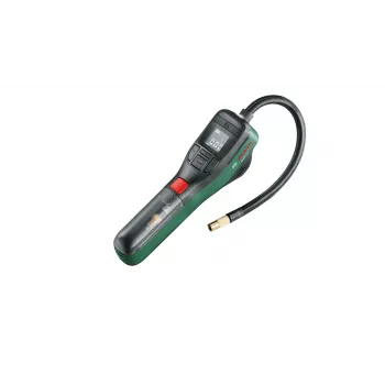 Elektrická pumpa Bosch 0.603.947.000 — prenosná, nabíjateľná, 10 bar (150–150 psi), 3000 mAh, USB‑C, 10 l/min, s hadicou a príslušenstvom