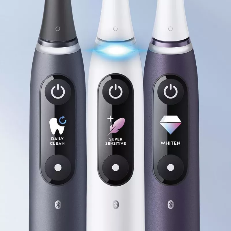 Oral-B iO elektrická zubná kefka dospelí rotačná zubná kefka biela