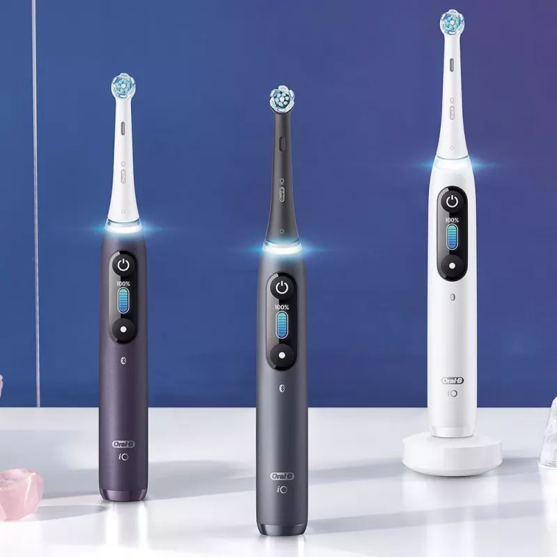 Oral-B iO elektrická zubná kefka dospelí rotačná zubná kefka biela