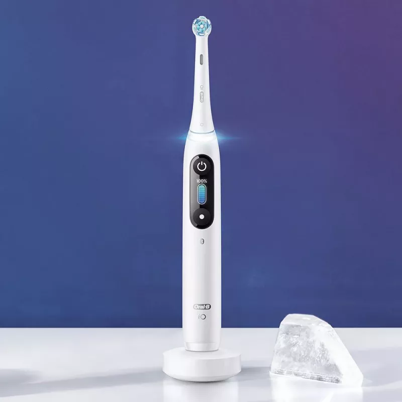 Oral-B iO elektrická zubná kefka dospelí rotačná zubná kefka biela