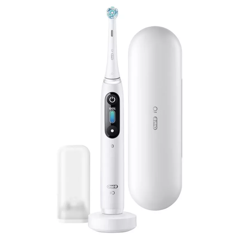 Oral-B iO elektrická zubná kefka dospelí rotačná zubná kefka biela