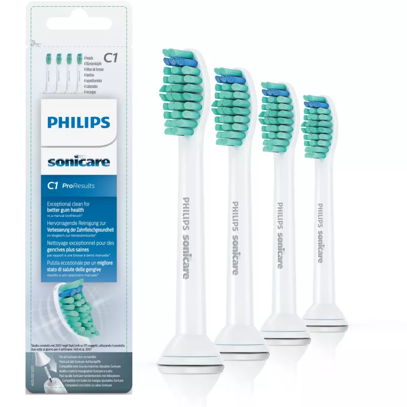 Philips Sonicare ProResults ProResults HX6014/07 4-balík vymeniteľné hlavice sonickej zubnej kefky